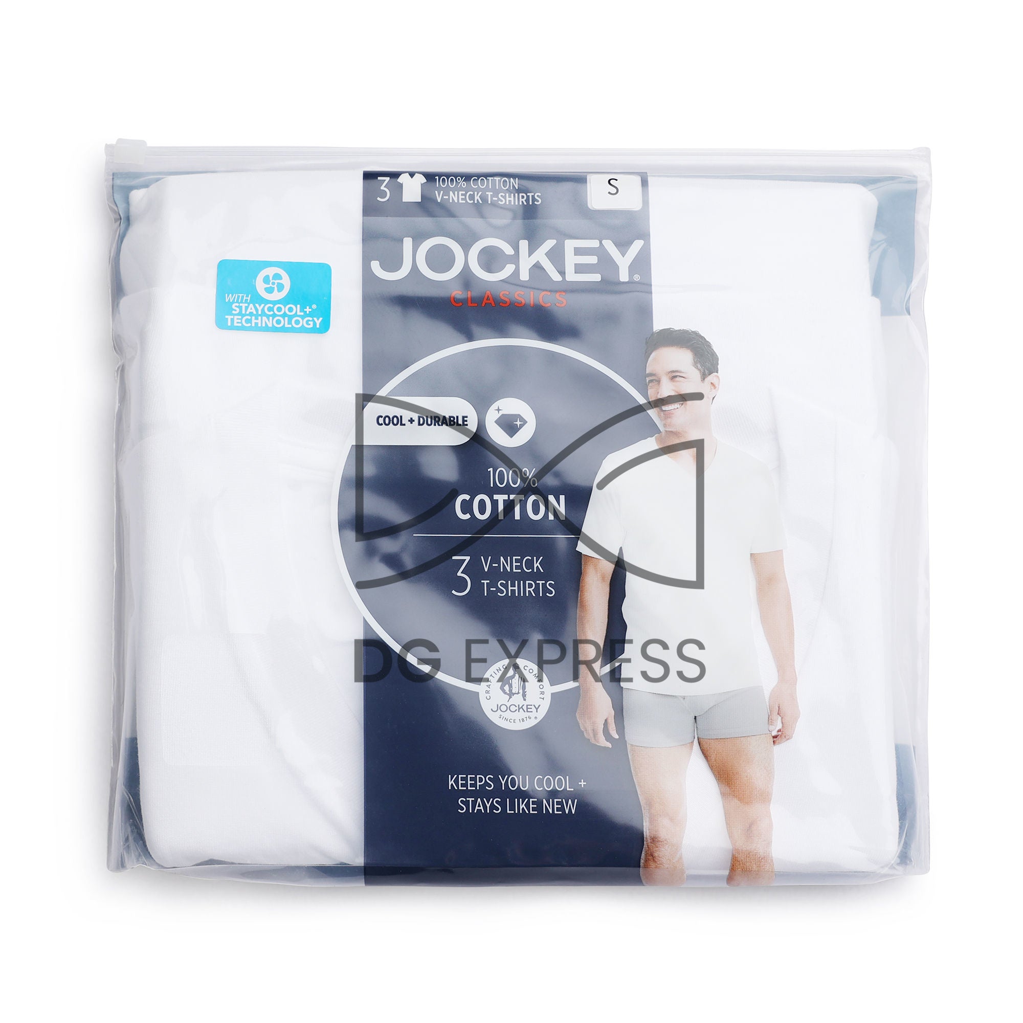 Jockey Mens V-Neck Undeshirts