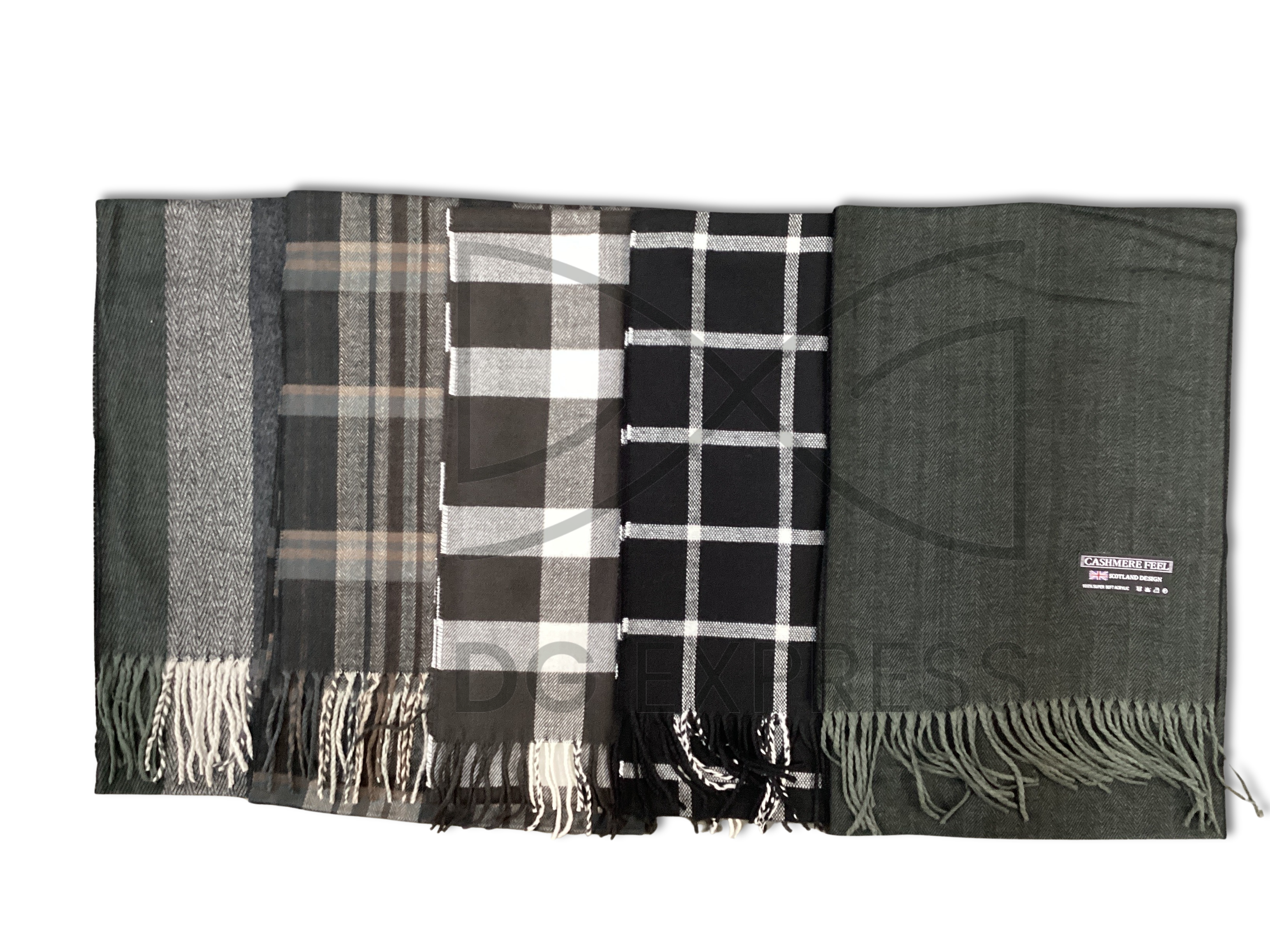 Men's Assorted Acrylic Scarfs