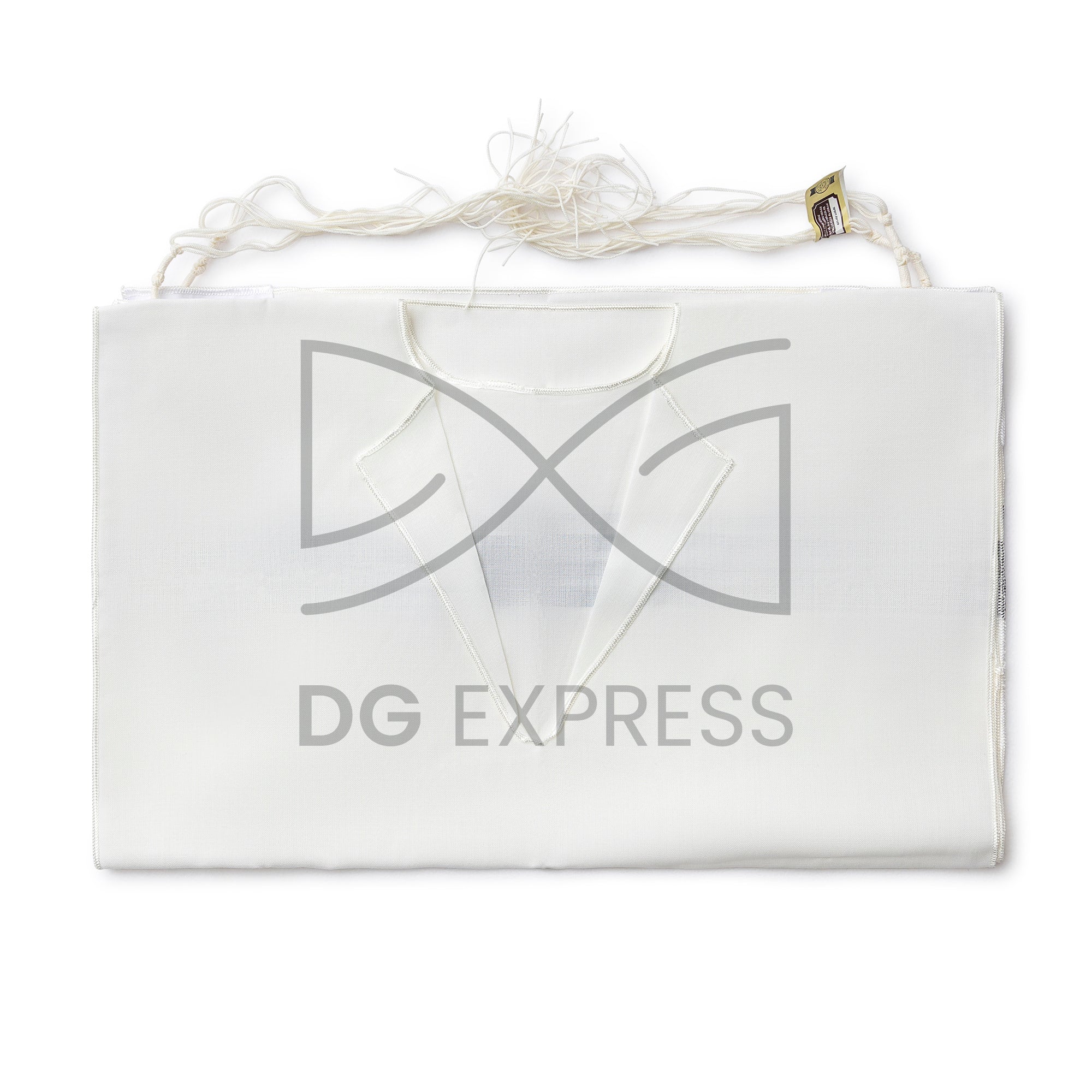 Meshibach Men's Wool Tzitzis Slit Neck