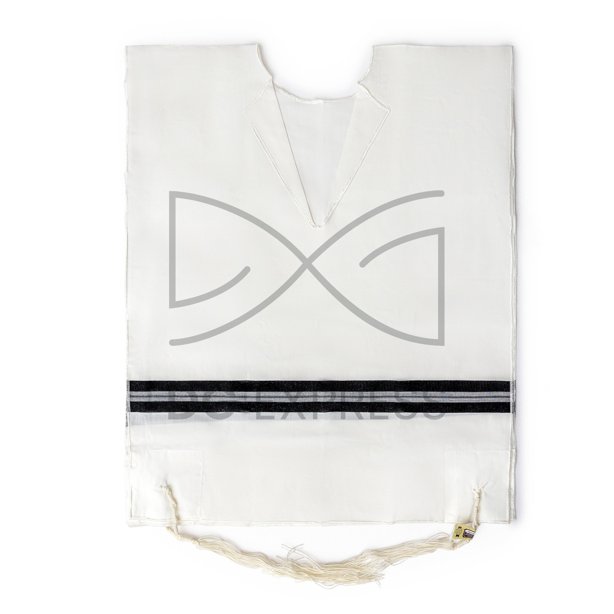 Rimon Men's Wool Tzitzis Slit Neck