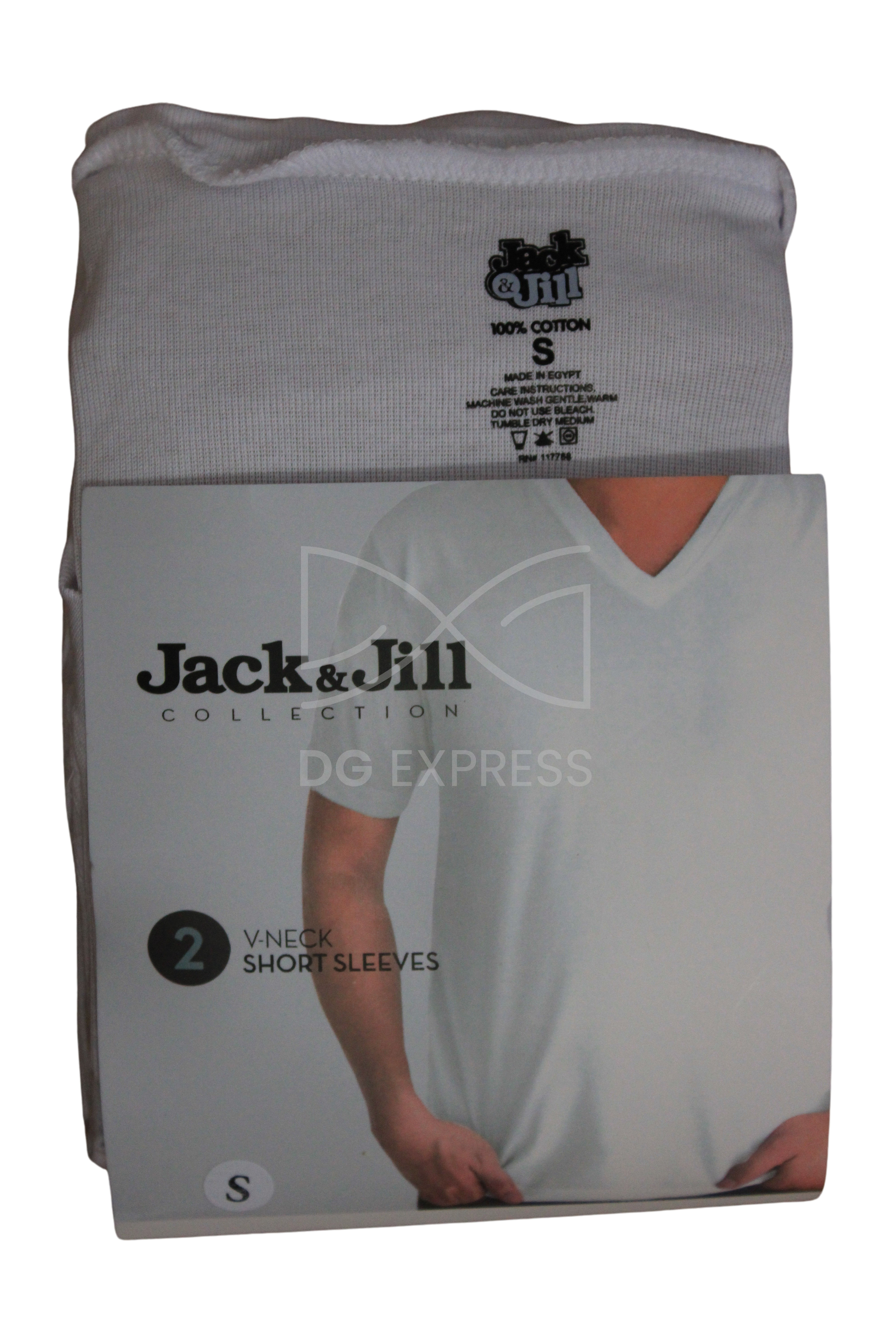 Jack&Jill Mens V-Neck Undershirts