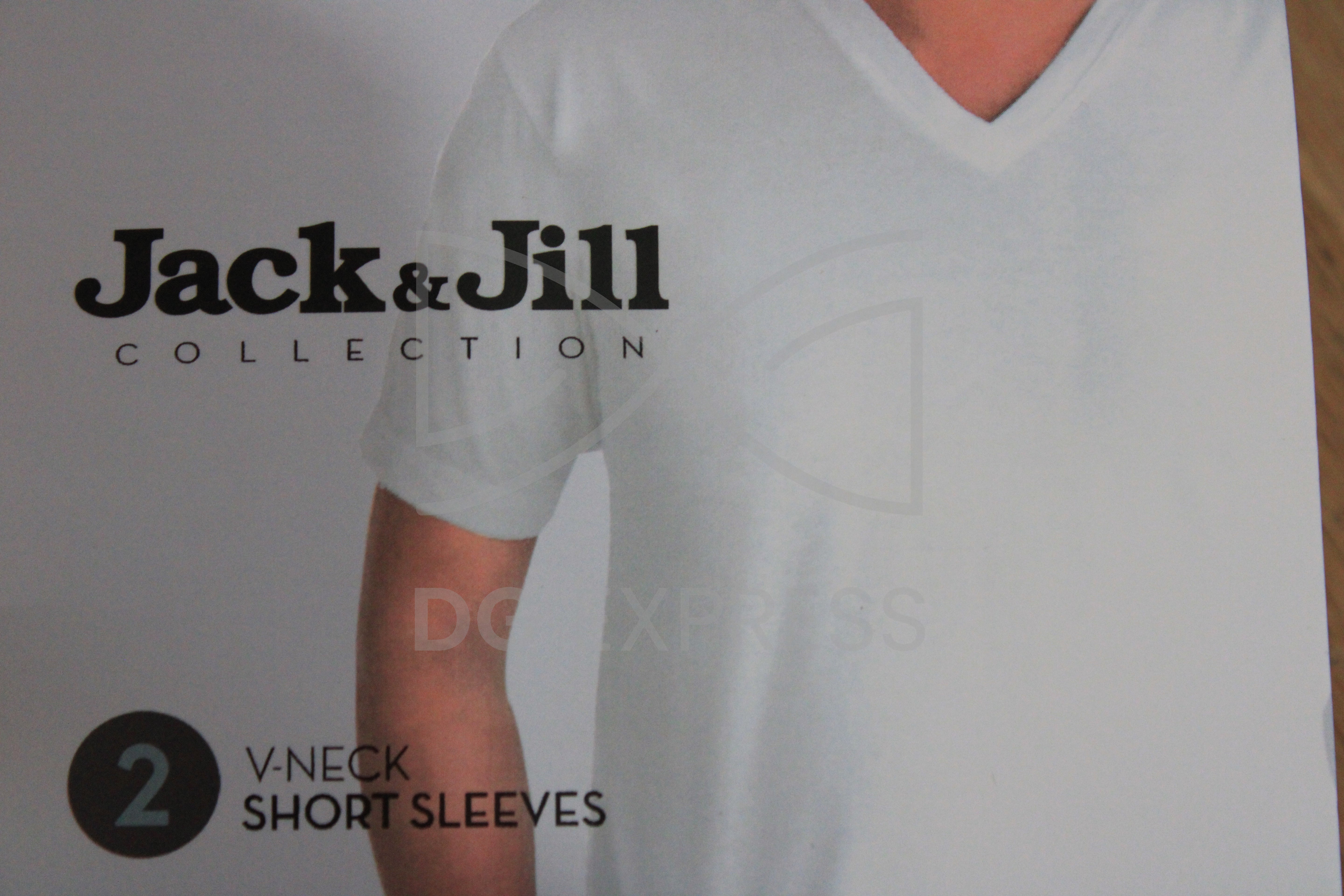 Jack&Jill Mens V-Neck Undershirts