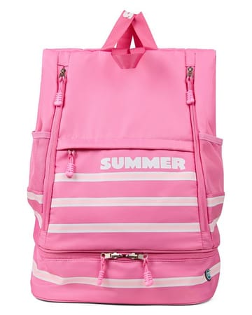 Memoi Kid's Summer Striped Backpack With Cooler