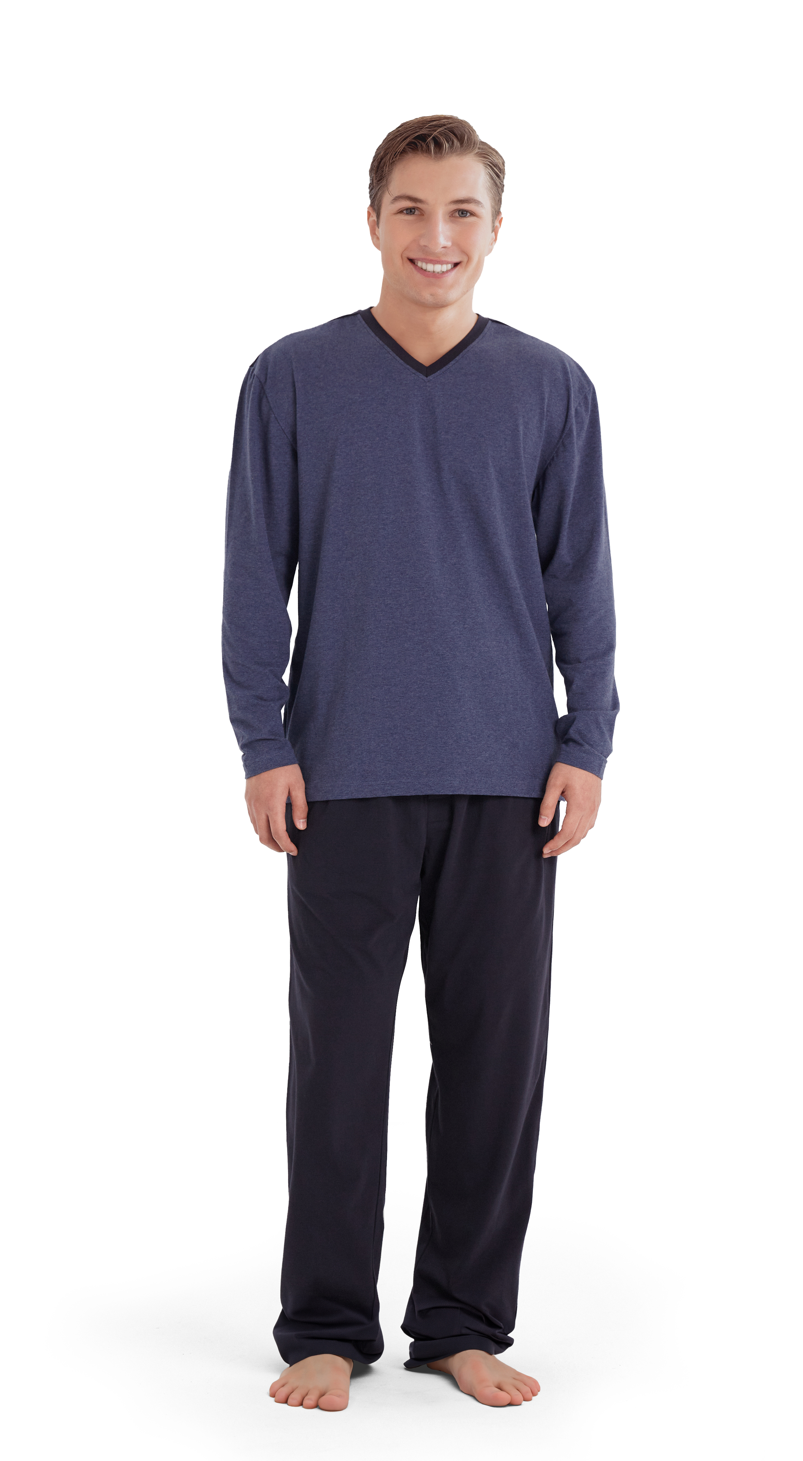 Robes King Mens Knit Pajamas