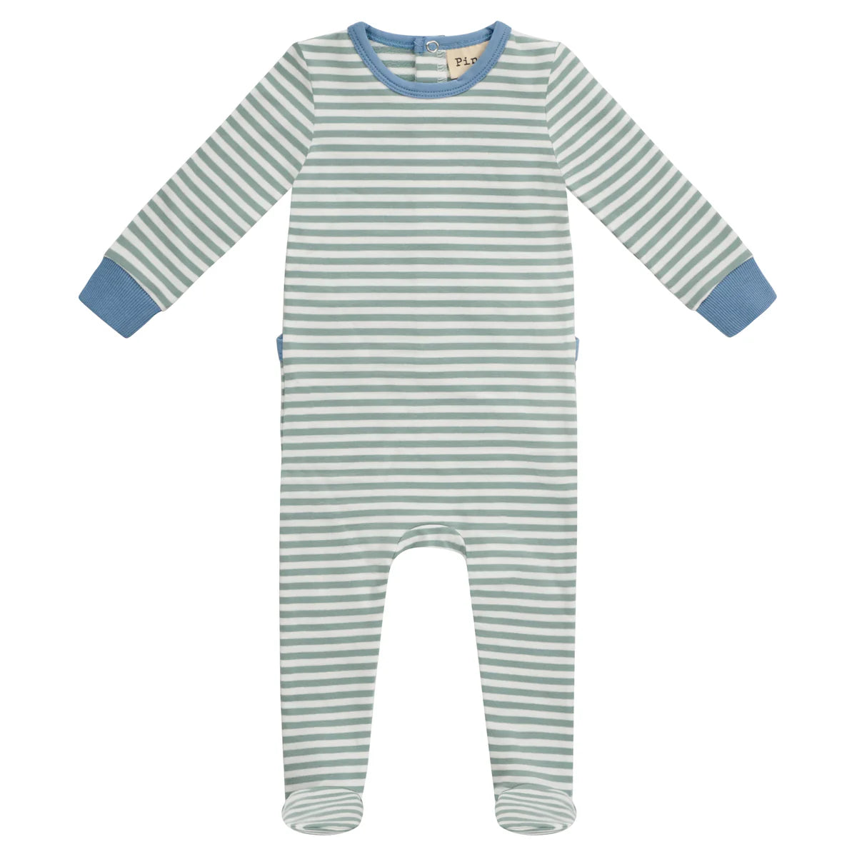 Pinn Baby Striped Footie