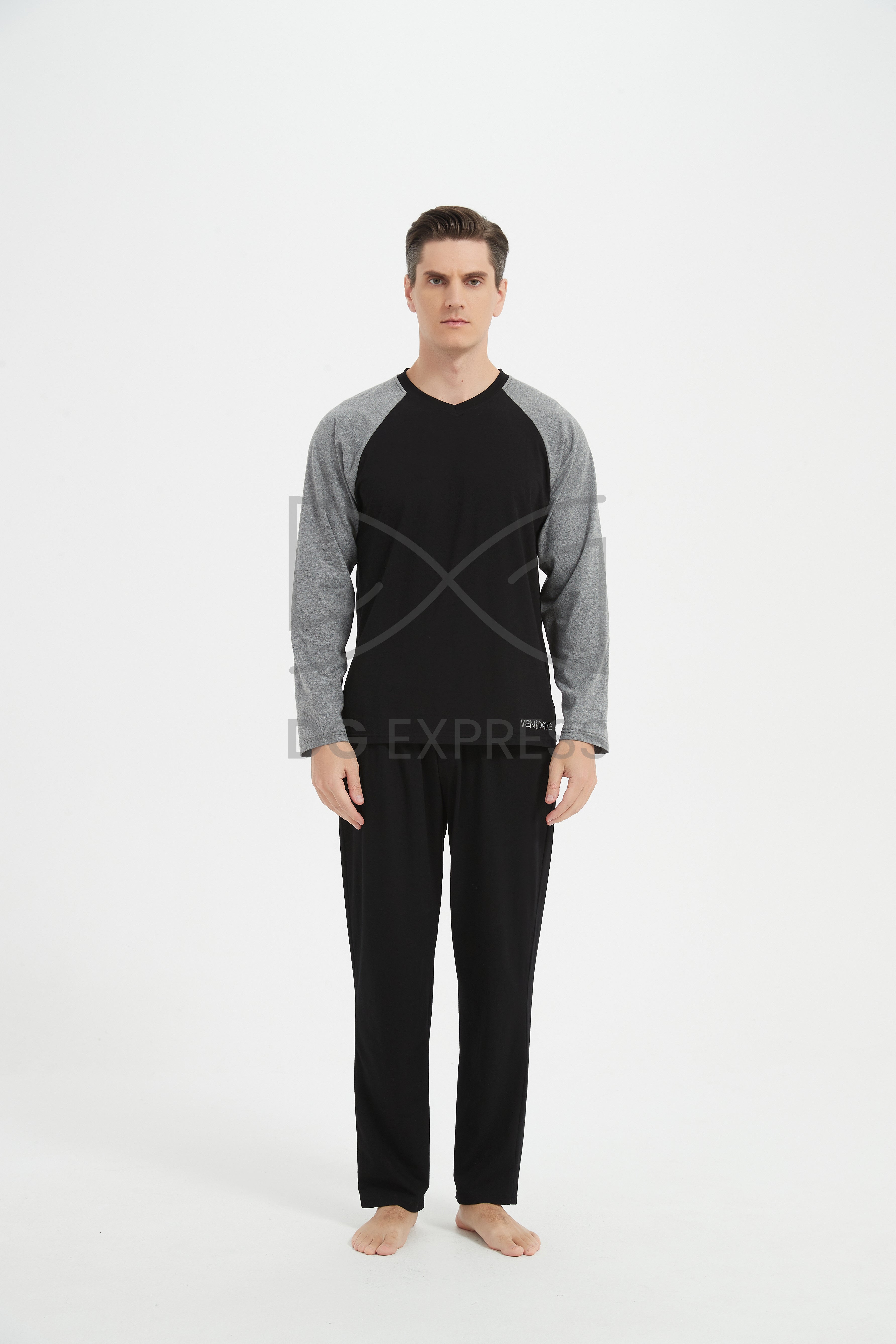 Ven Dave Men's Knit Pajamas #v06