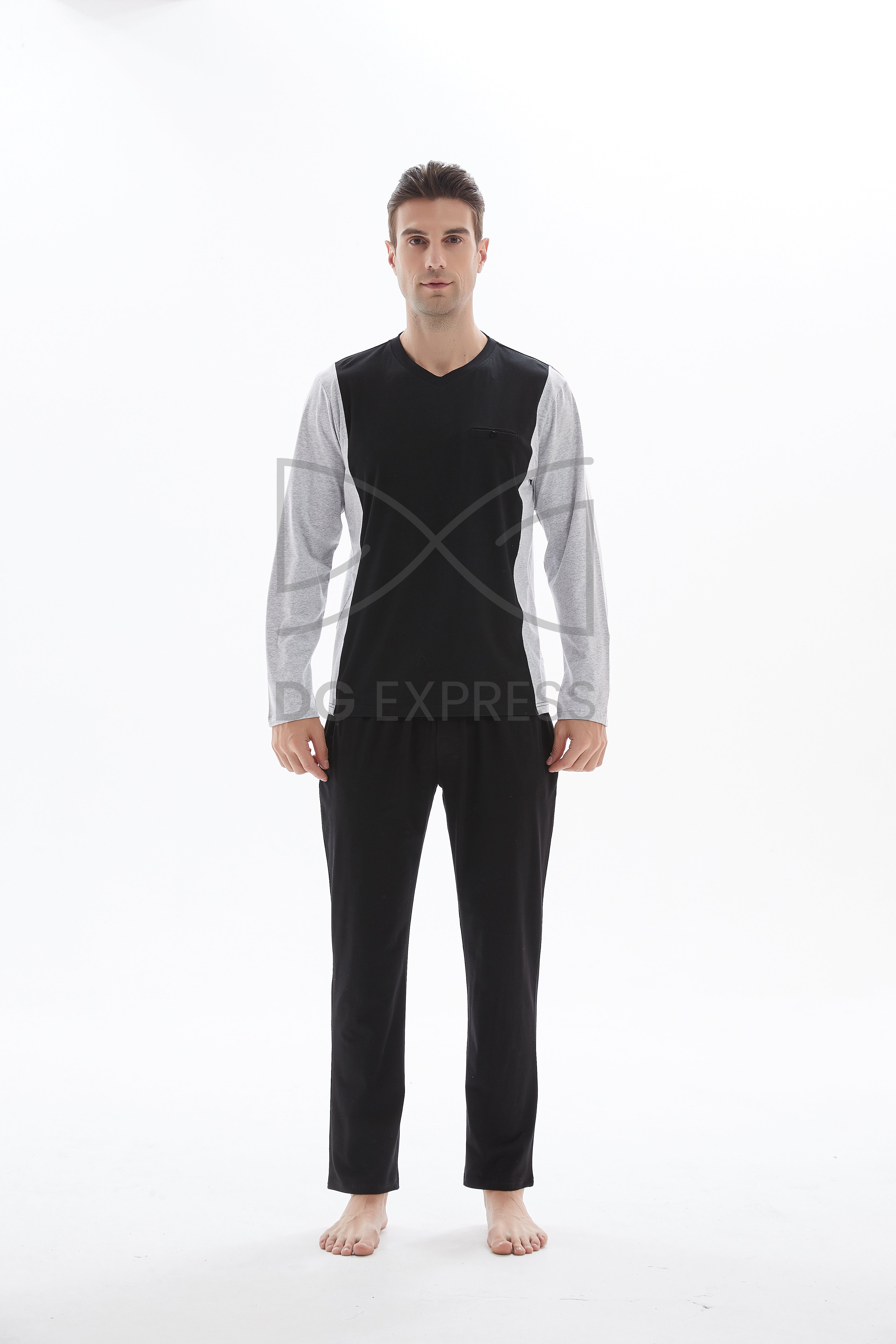 Ven Dave Men's Knit Pajamas #v07