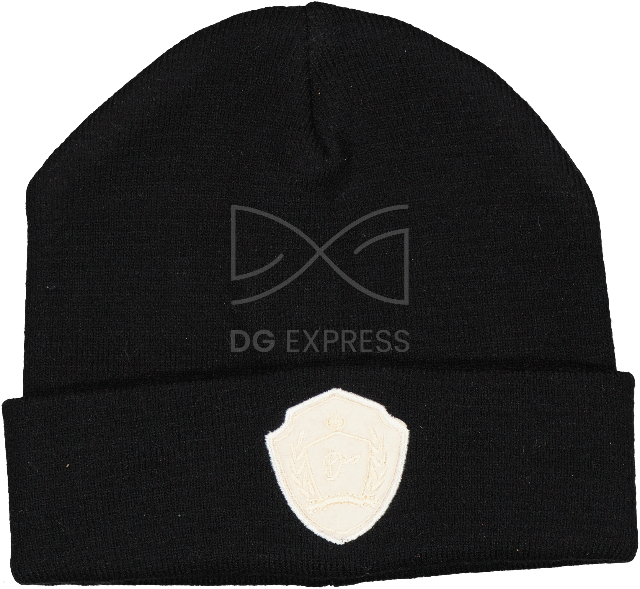 Dac'Ee Kids Black With White Emblem Hat