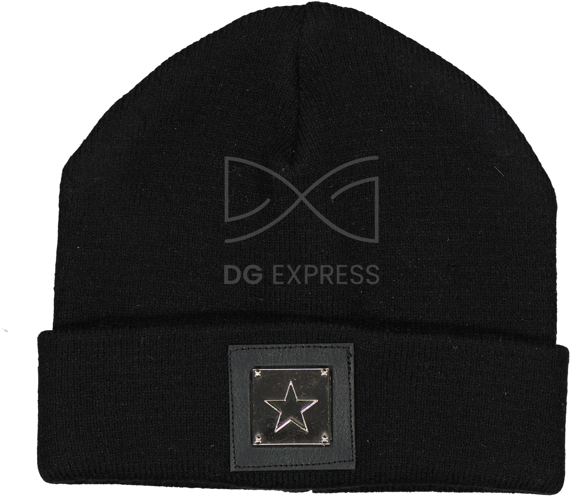 Dac'Ee Kids Black Metal Star Hat