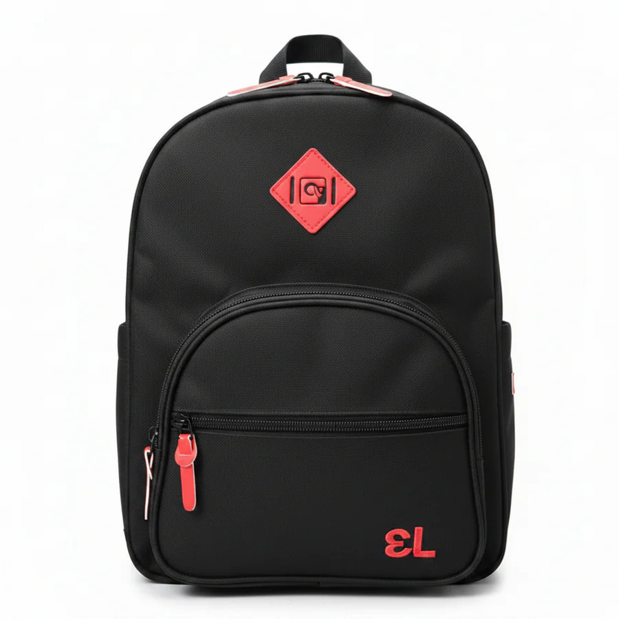 Elesac Black & Red Trim Briefcase