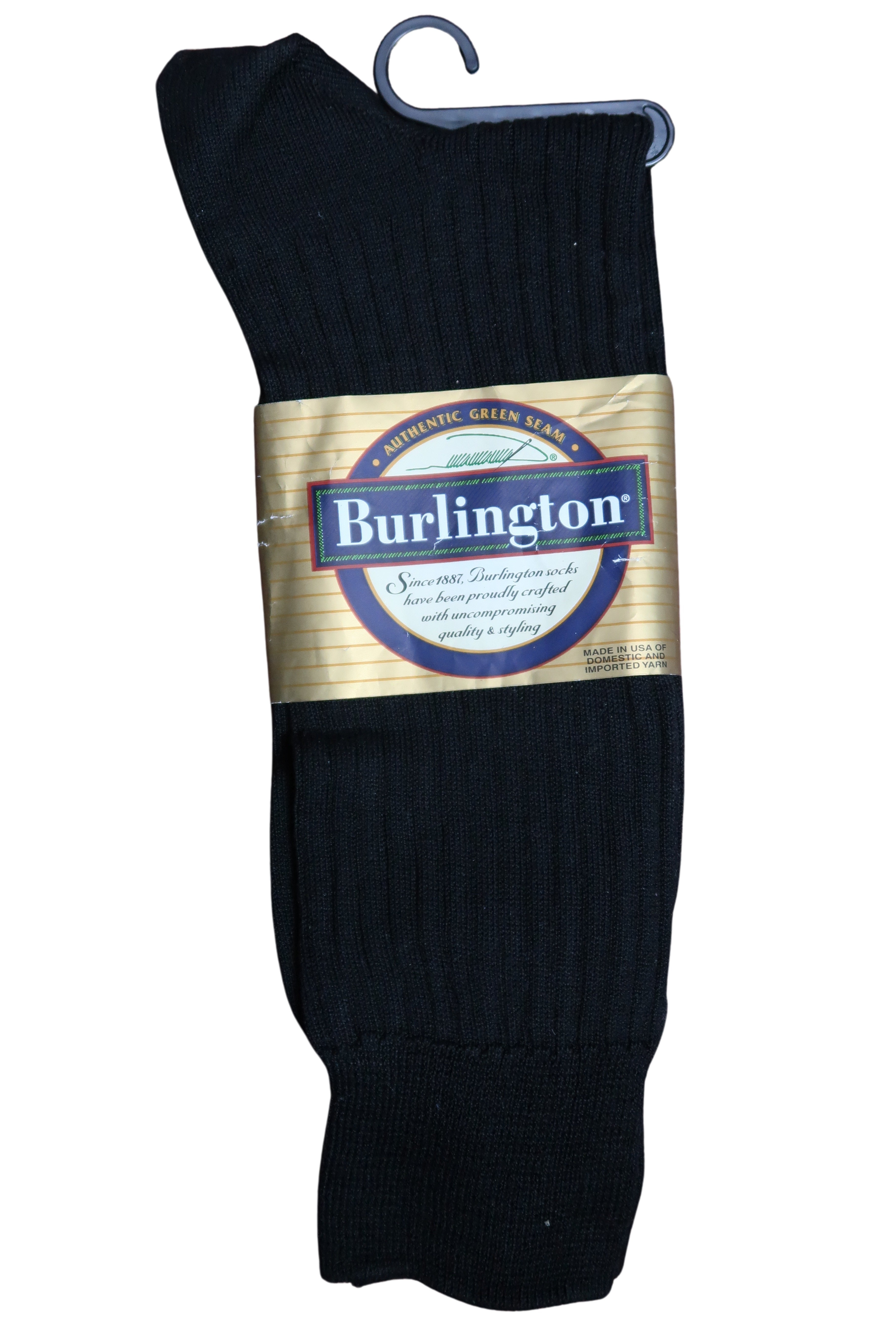 Burlington Mens Black 100% Cotton Socks