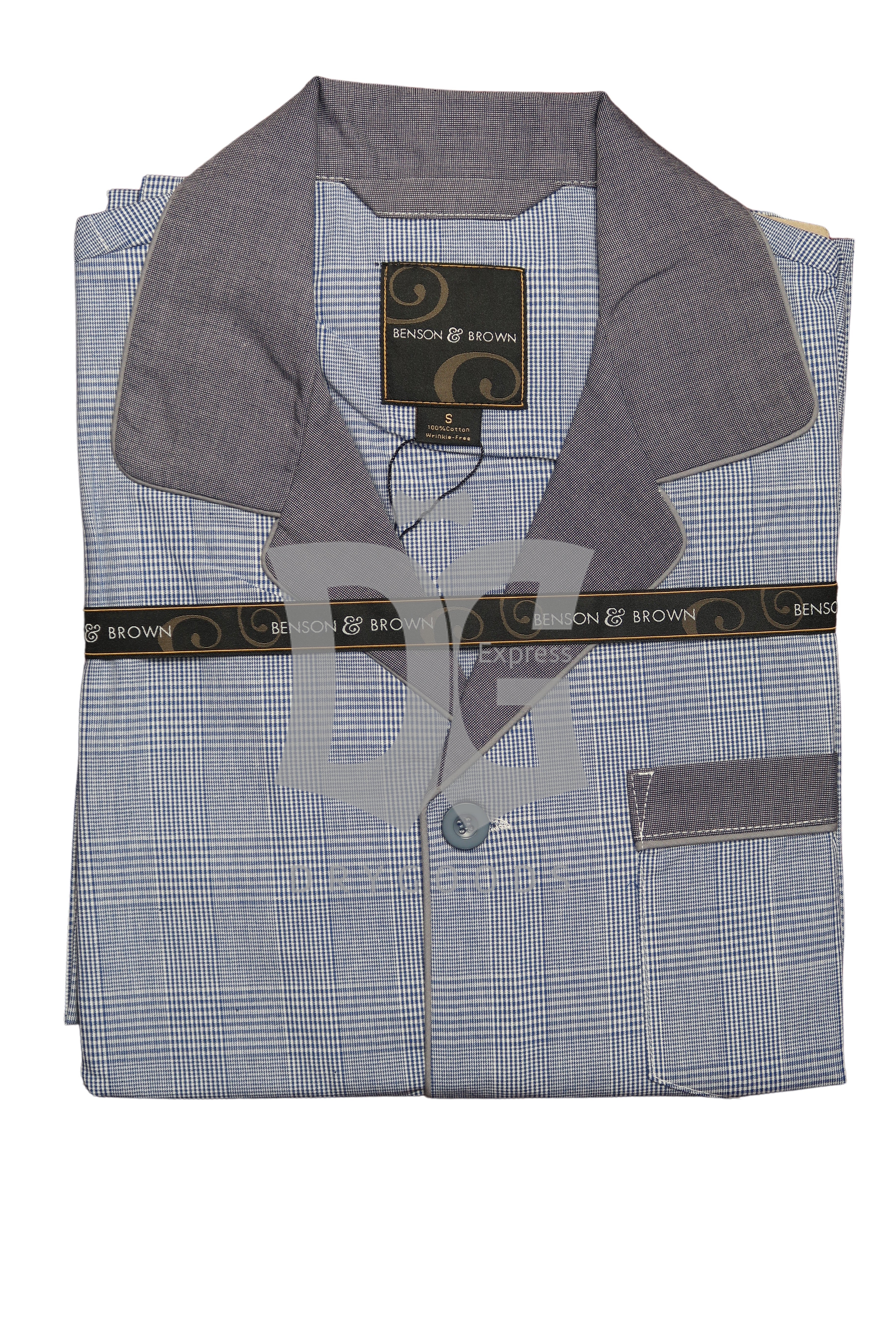 Benson & Brown Mens Cotton Night Shirt