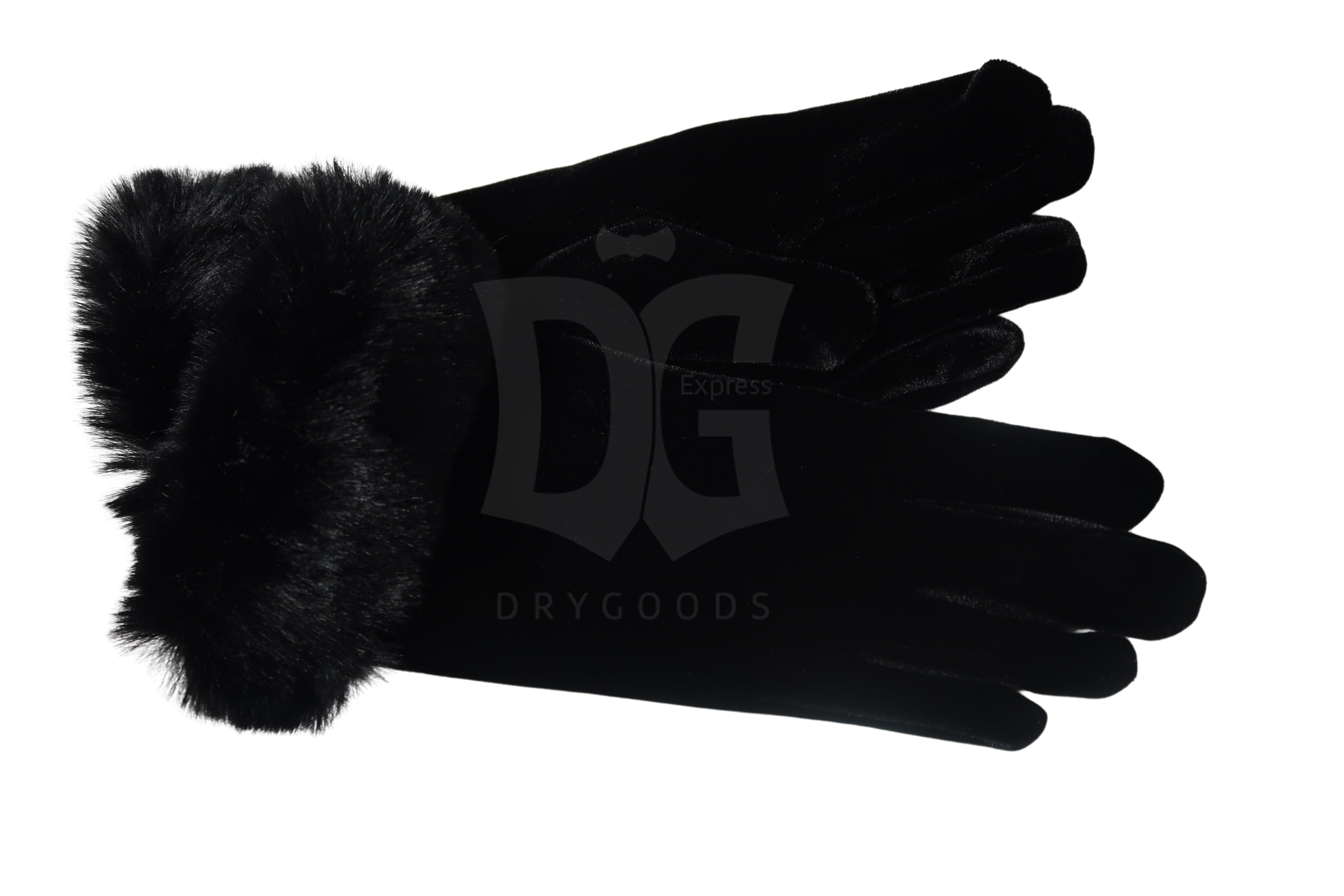 Woman's Velour Gloves #2663