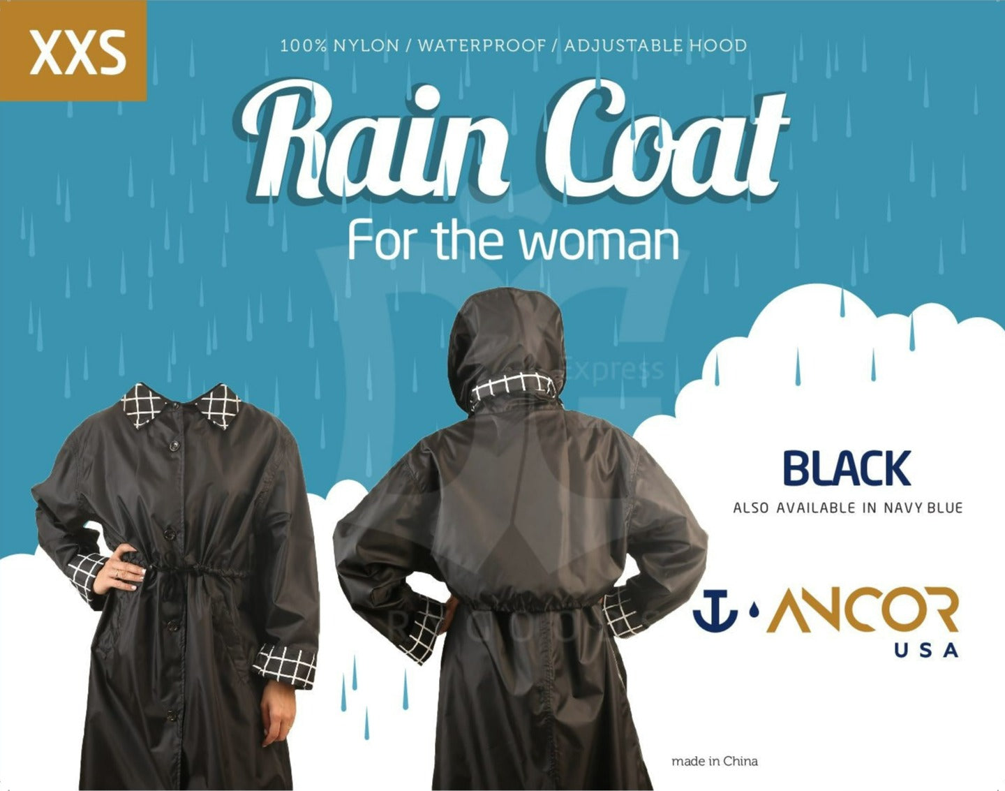 Ancor Ladies Rain Coat
