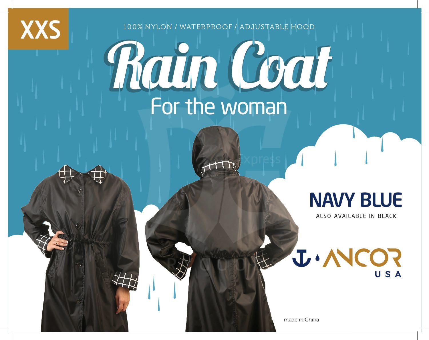 Ancor Ladies Rain Coat