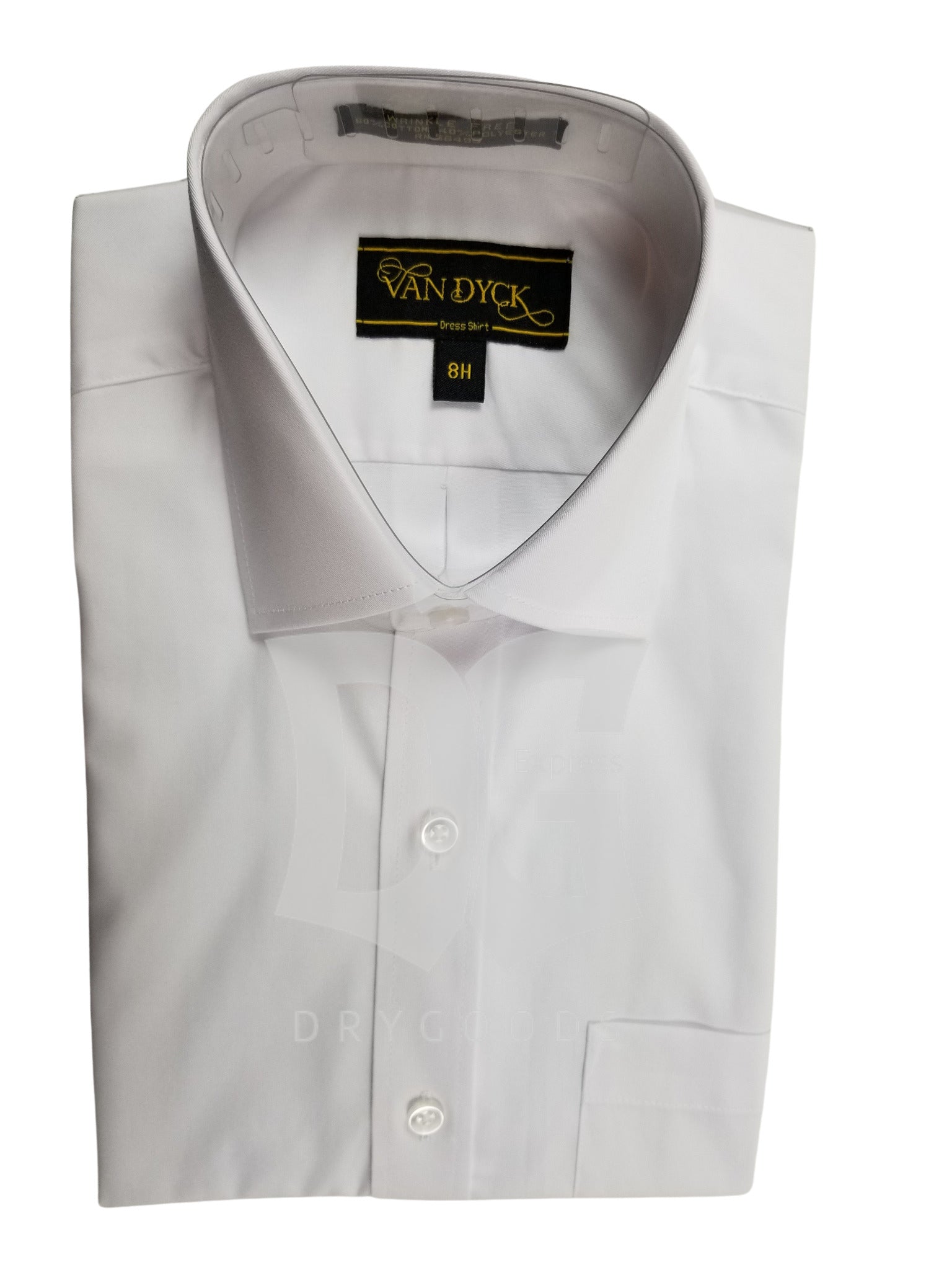 Van Dyck Platinum Boys Twill White Shirt