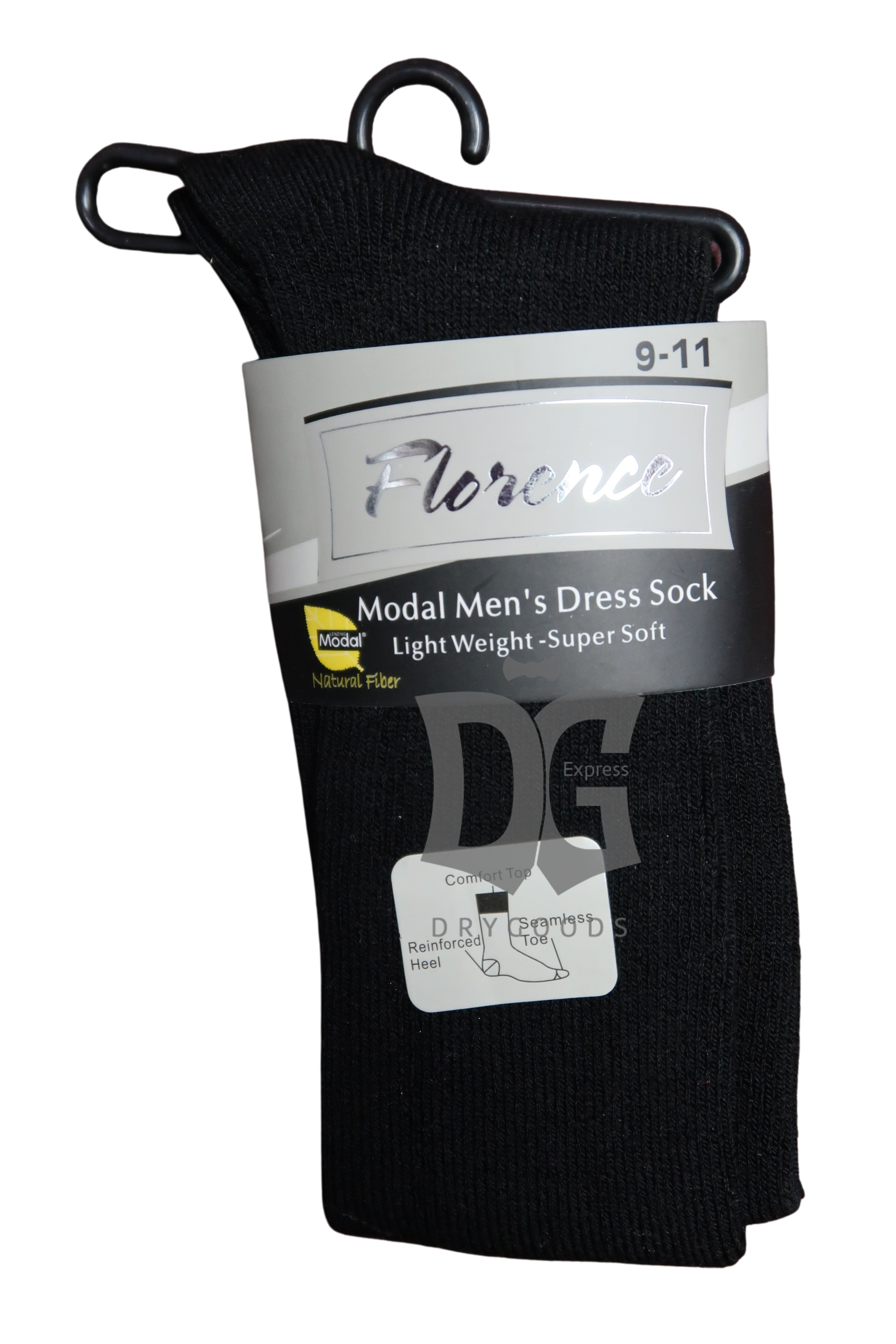 Florence Men's Modal Black Long Socks